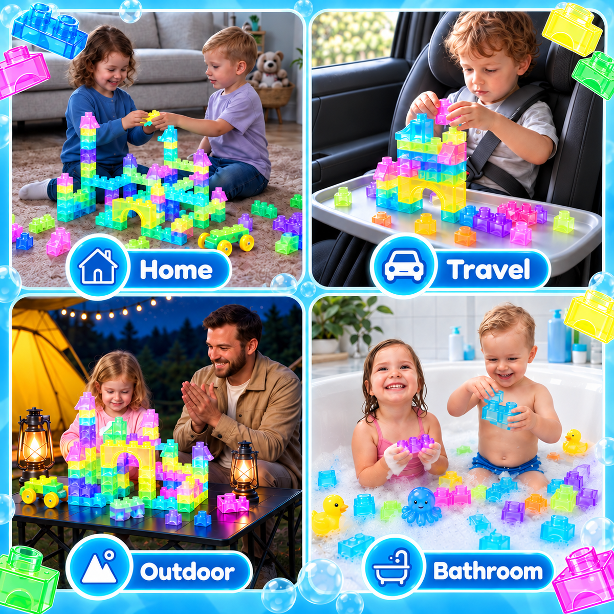 JellyFlex Building Blocks - 40pcs